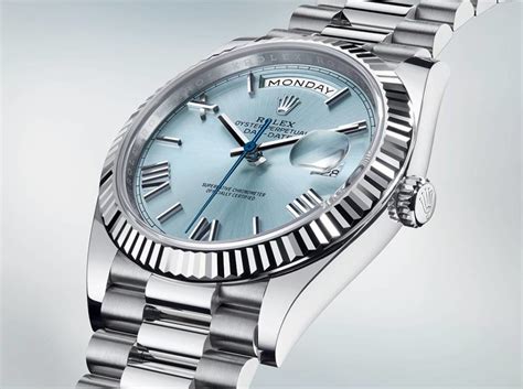 rolex oyster perpetual day date blue|rolex oyster day date 40.